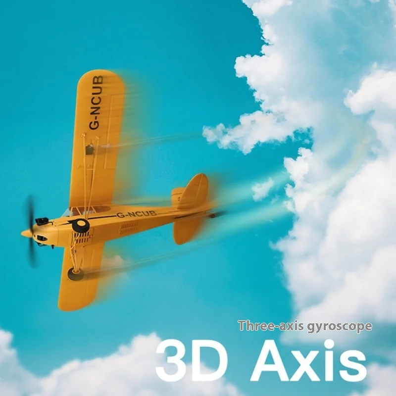 New Remote Control Aircraft Four-Channel Fixed-Wing Foam Brushless Electric Remote Control Toys Aircraft Children Holiday Gifts