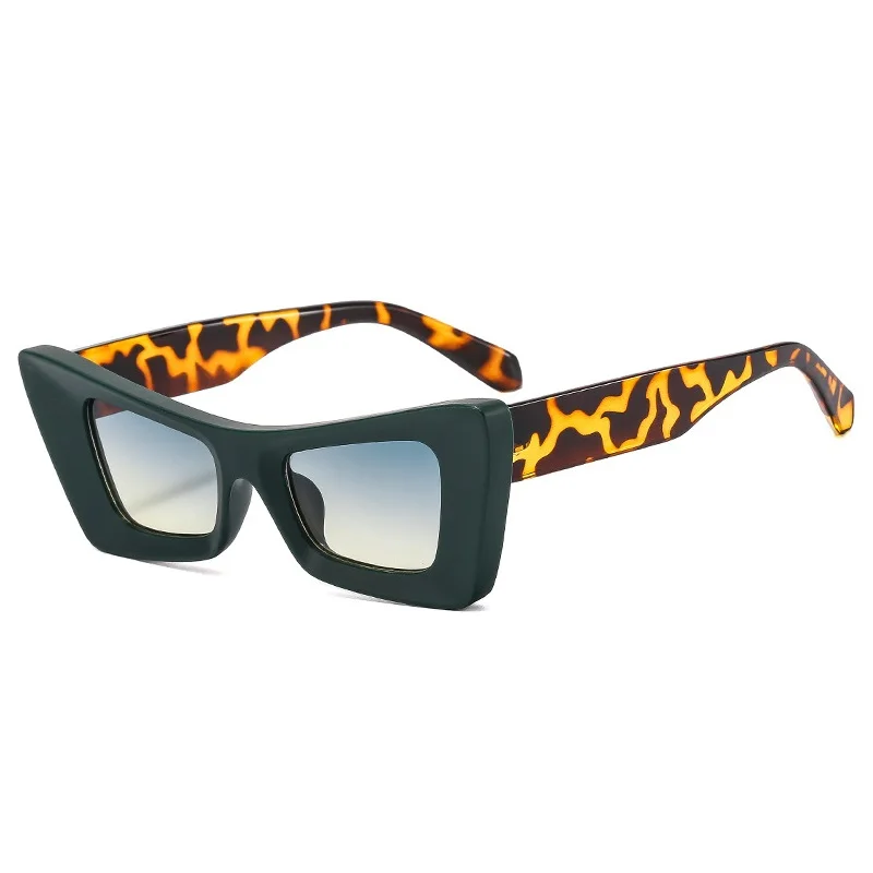 Nowe okulary przeciwsłoneczne damskie typu kocie oko, modne, vintage, kwadratowe, luksusowe okulary przeciwsłoneczne markowe, designerskie, z filtrem UV400, okulary ochronne Oculos