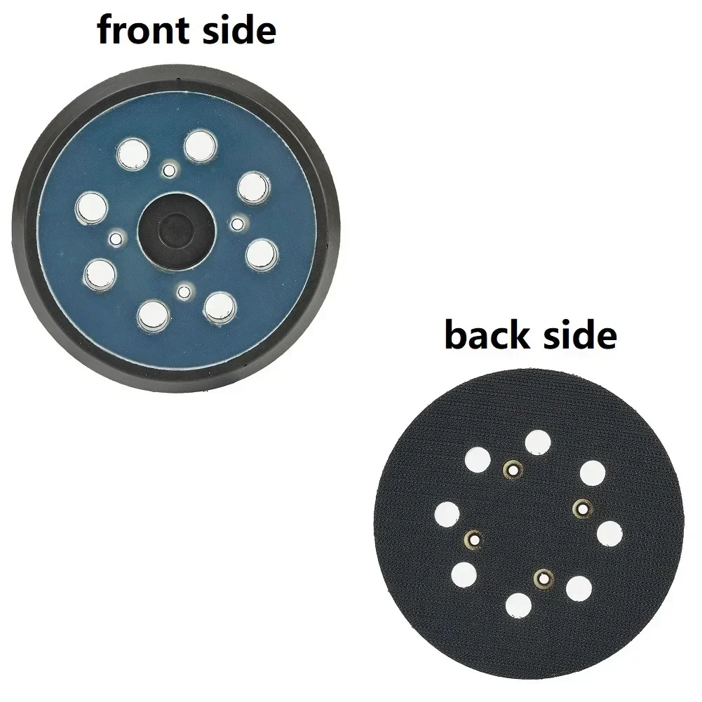 Imagem -03 - Peça Almofada de Lixa Tamanhos 125 mm Parte Traseira Grossa e Rígida Longa Vida Útil Adequada para Lixadeiras Black & Decker Cabo Elétrico Makita 1