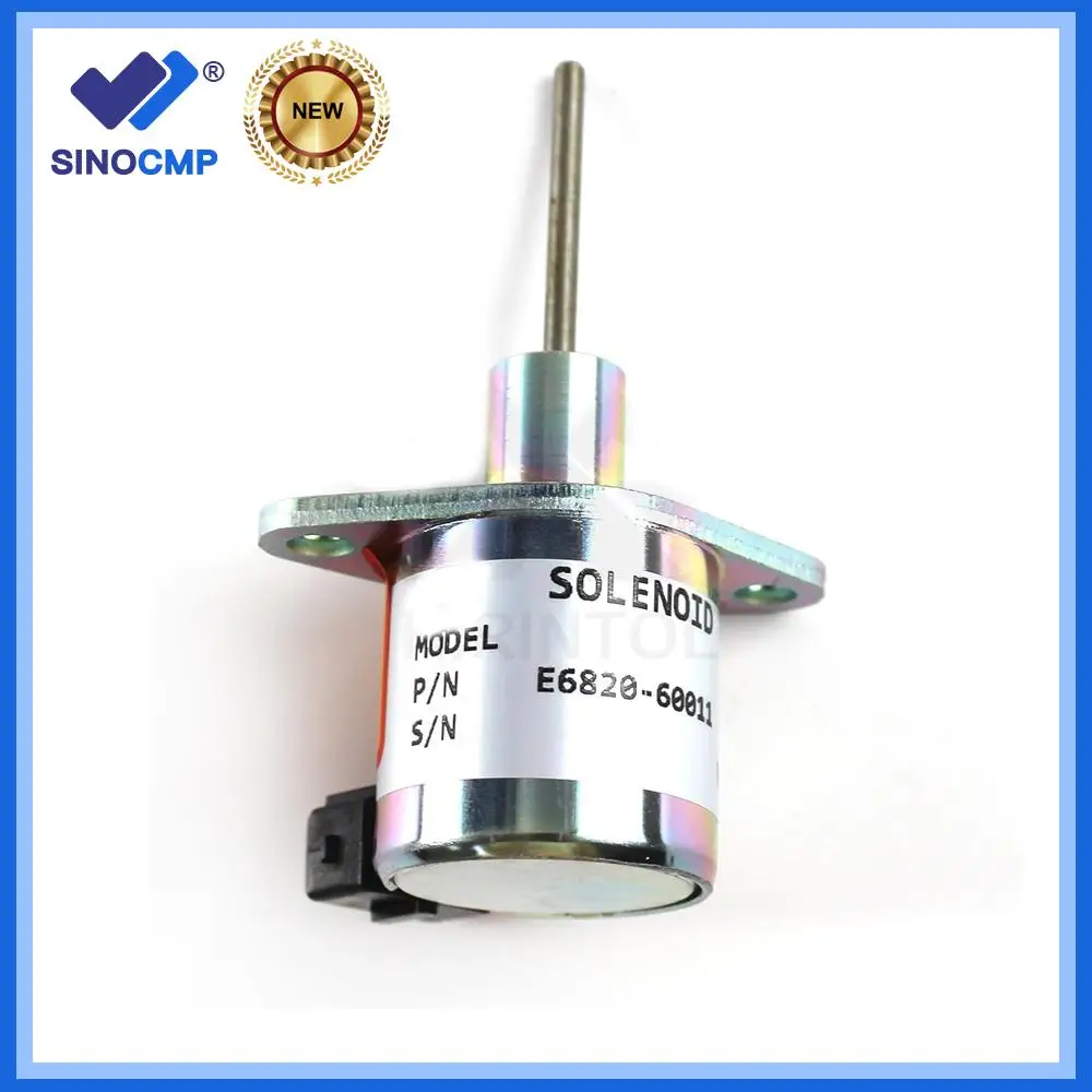 

E6850-60012 E685060012 E6820-60011 Shutoff Solenoid Valve for Kioti Tractor CK25 CK30 DK35 DK40 with 3 months Warranty