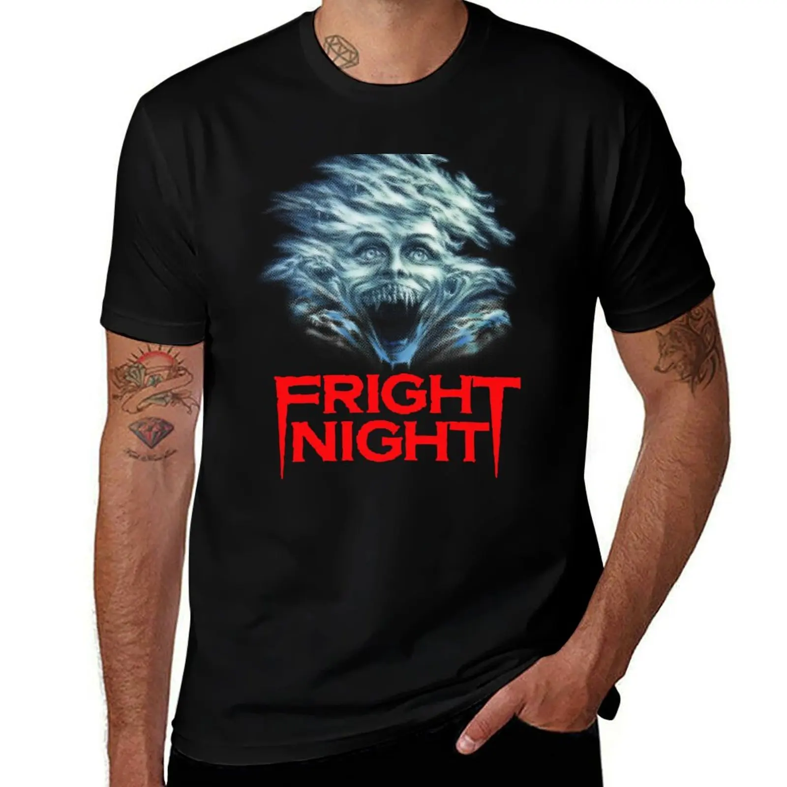 Fright Night T-Shirt Gym Exercise Short Sleeve T-Shirt