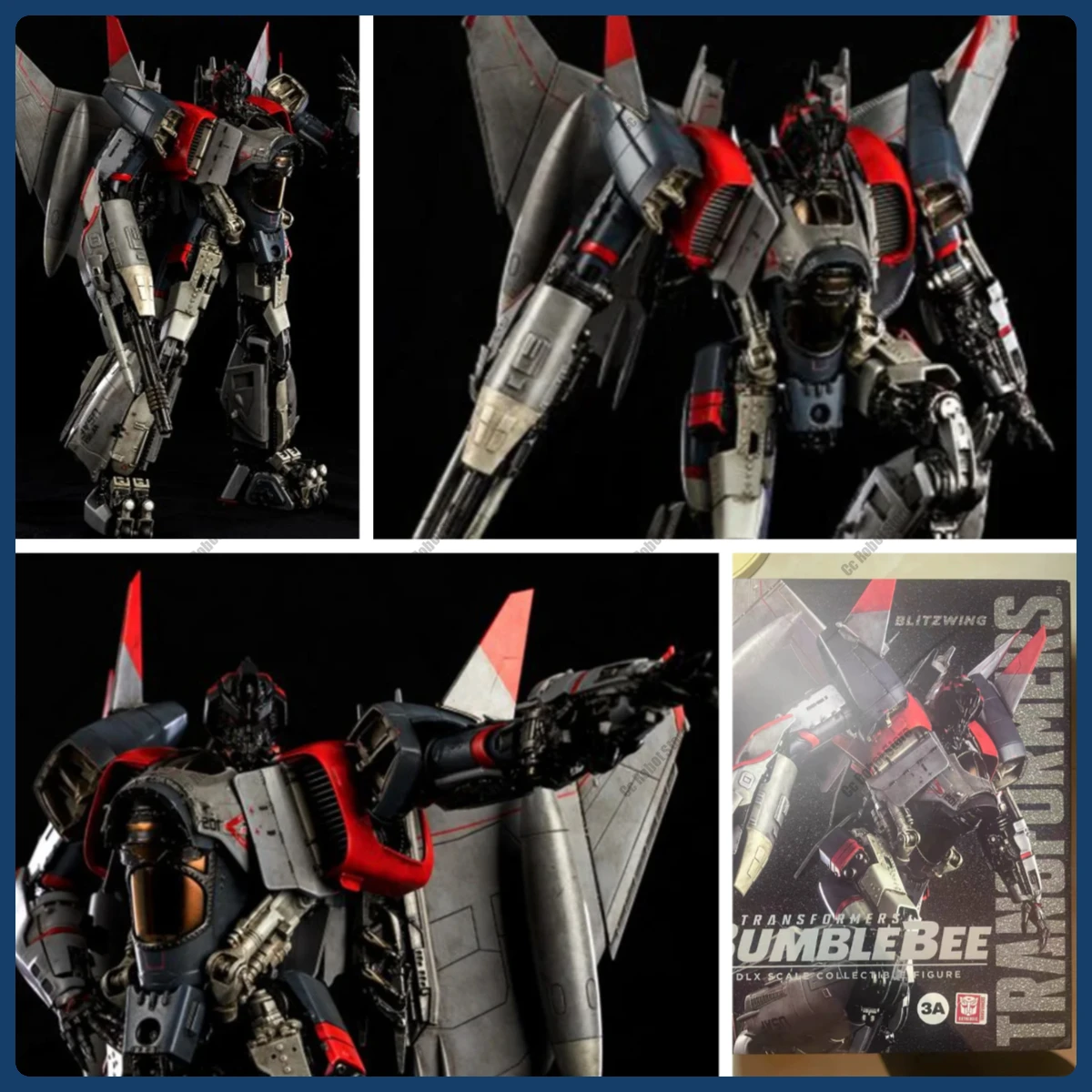 

Hot-Selling Toy Original ThreeZero 3A G1 MDLX Convertible DLX Blitzwing 51 Joints High-Quality Articulated Figure