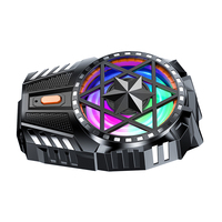 Mobile Phone Radiator 3 Speed Adjustable Mobile Phone Game Cooler Silent Back-Clip Fan Radiator for Outdoor Vlog Mobile Gaming