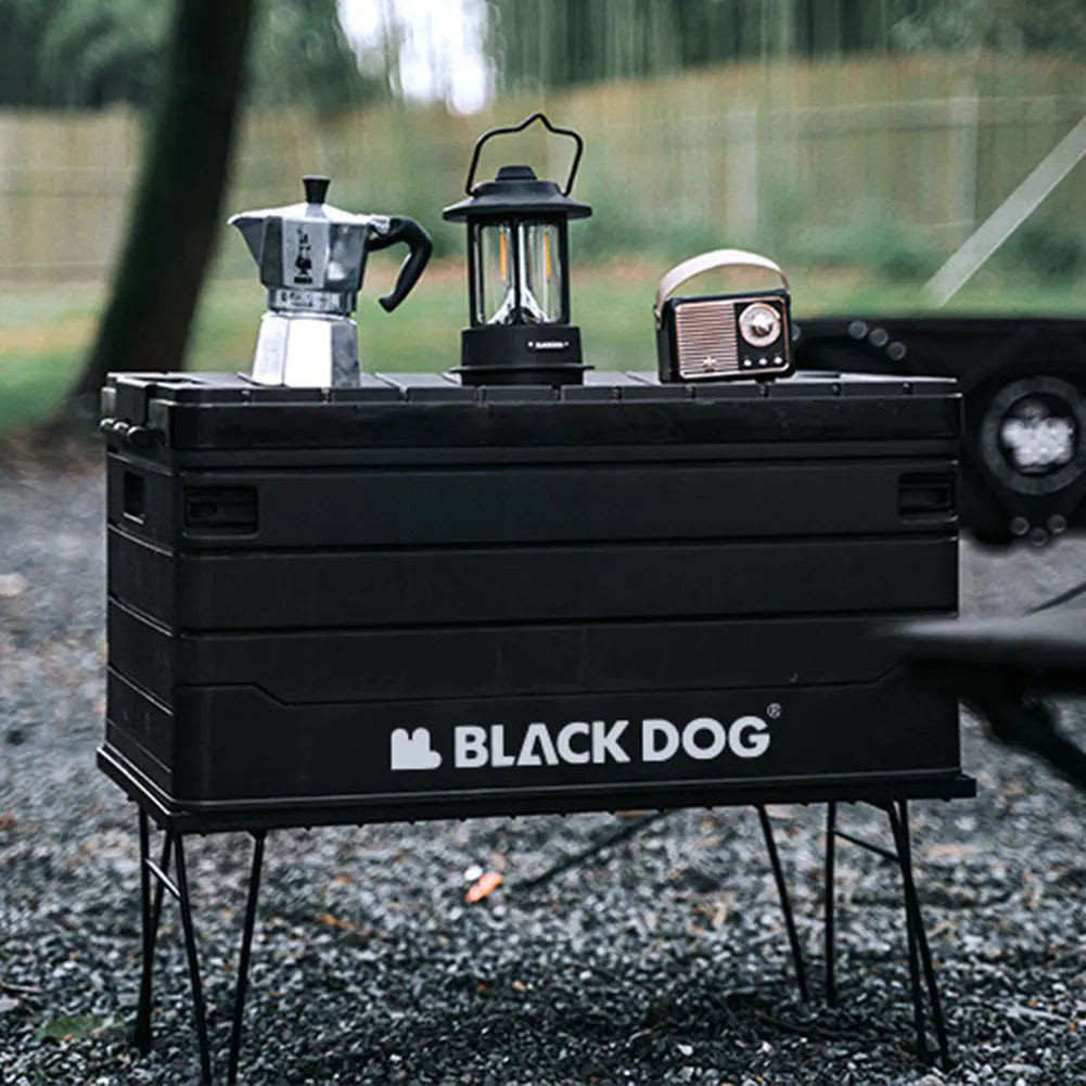 

Blackdog Outdoor Camping Folding Storage Box 60L Portable Outdoor Camping Picnic Self-driving Car Storage Box Camping Equipment