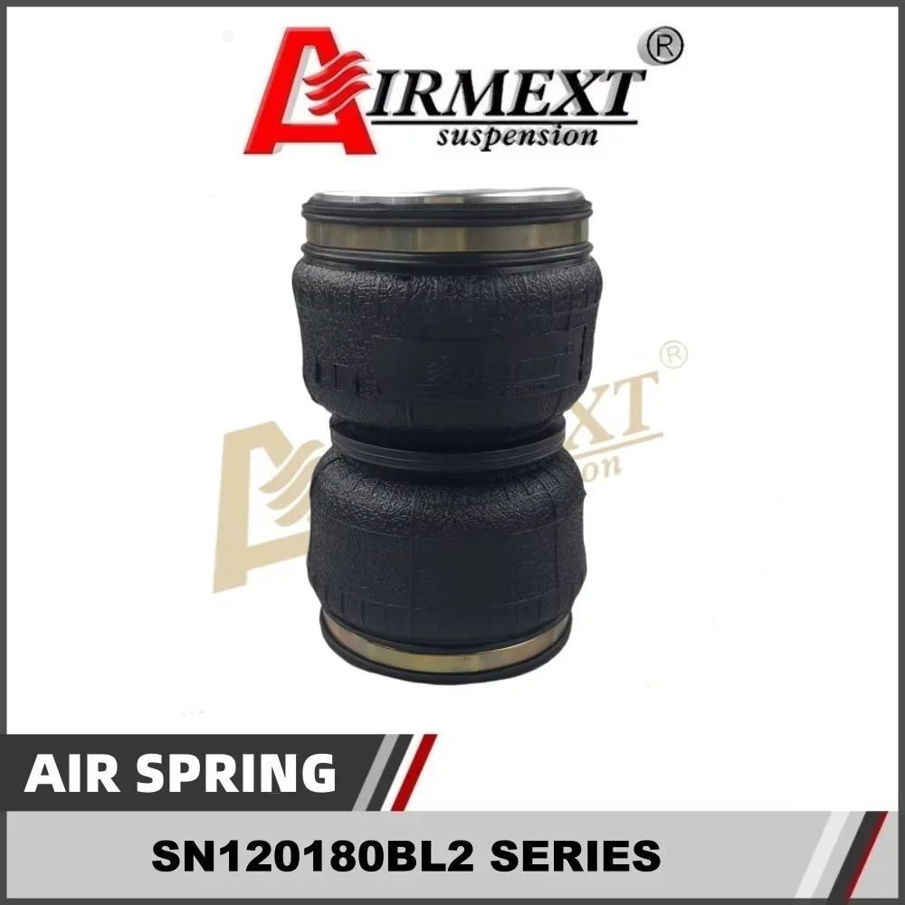 

SN120180BL2-BD2/Fit BORDER coilover(Thread M52*1.5-49/M12)Air suspension Double convolute rubber airspring/airbagshock absorber