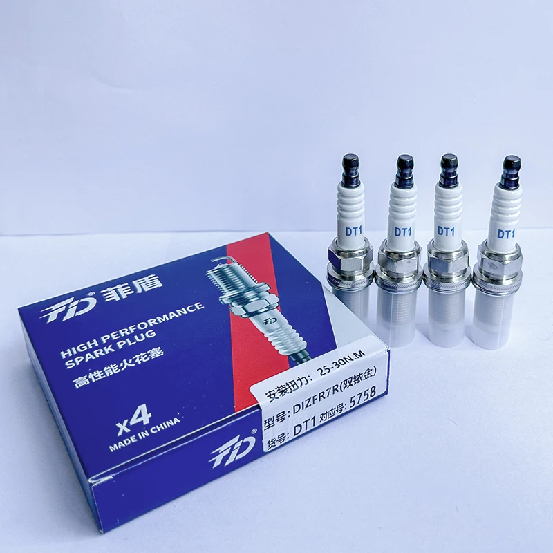 

FEI DUN Double Iridium Gold High-Quality Car Spark Plugs5758 0242240665 101905626 FR6HI33Auto Engine Performance Ignition Parts