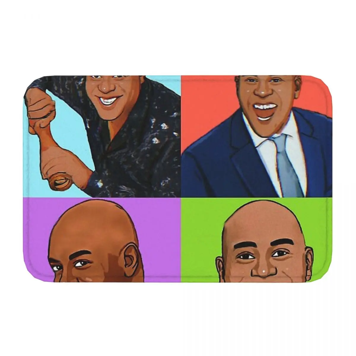 Ainsley Harriott Meme TV Show Bedroom Mat International Papper Day Doormat Flannel Carpet Entrance Door Rug Home Decor