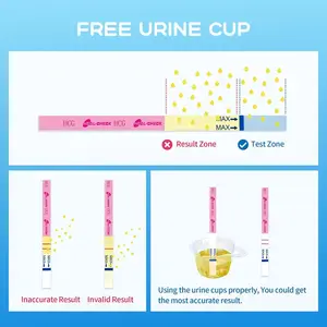 Early Detection HCG Tests Fertility, easy pregnancy test strips at home more than 99.9% accurate, easy to use 25 pregnancy test strips 8 Main Sales Pregnancy Test - №7