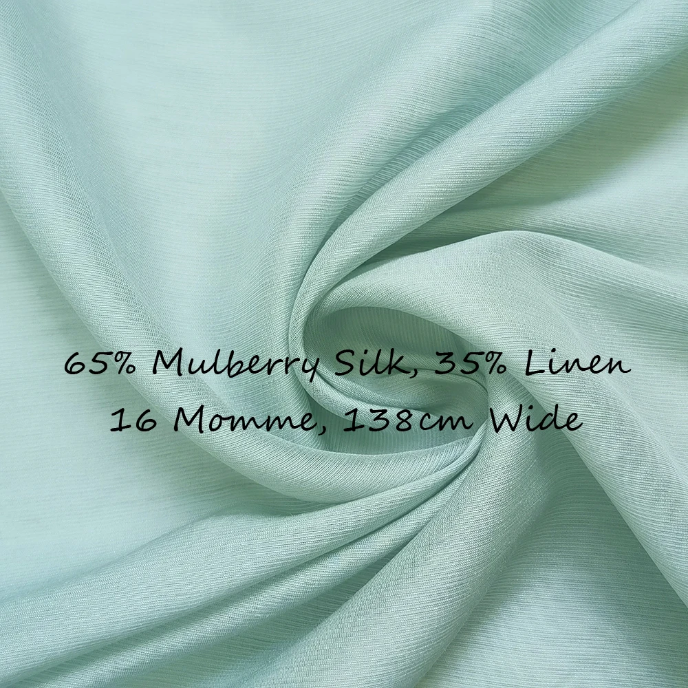 Why This 100cm115cm Silk Linen Fabric in Lake Green Is My Go-To Choice for