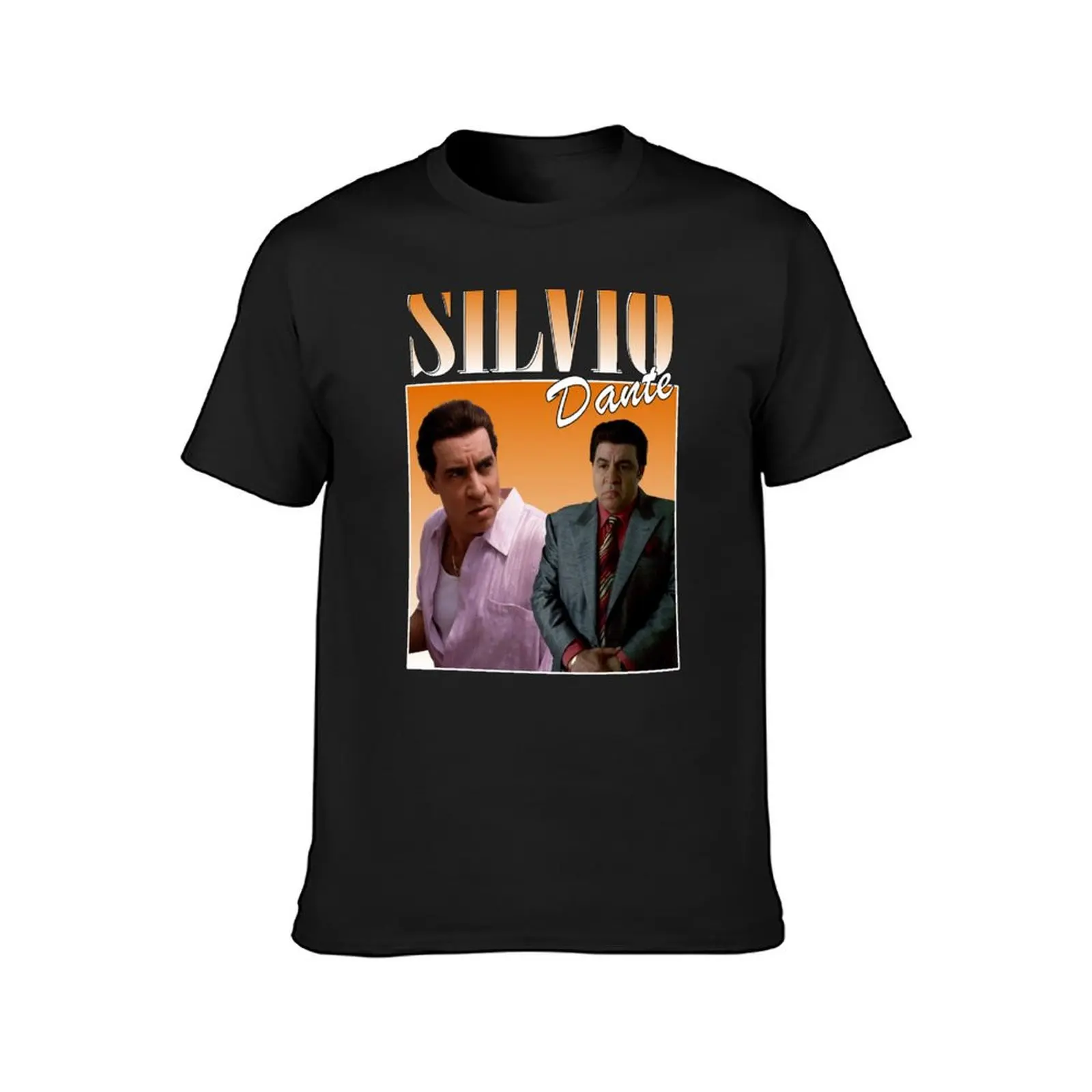 Silvio Dante Retro Design Sopranos T-Shirt Blouse summer tops cute clothes mens graphic t-shirts pack