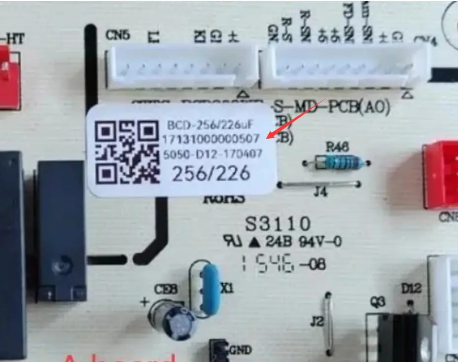 Плата управления для холодильника Midea CE-BCD196WE-D 17131000001081 17131000004321 17131000004322 HD-255FWN (ST) часть