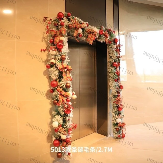 2026 New Year's rattan top pendant Spring Festival door head stair handrail festive atmosphere Christmas decoration arrangement