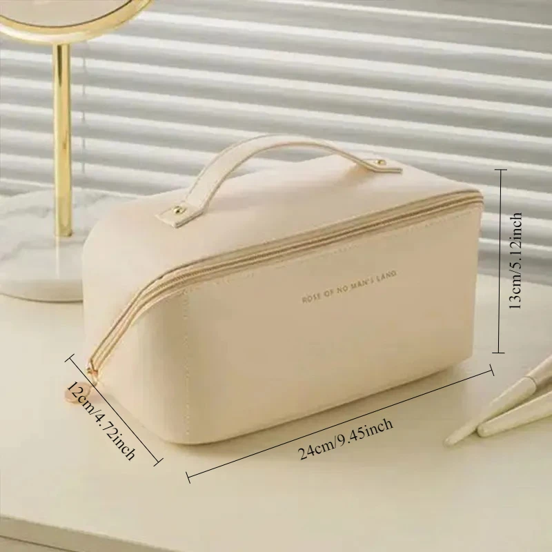 【Hot sales】Makeup Bag Portable Large Capacity Beauty and Skincare Storage Bag High Appearance Level Waterproof Clutch Bag