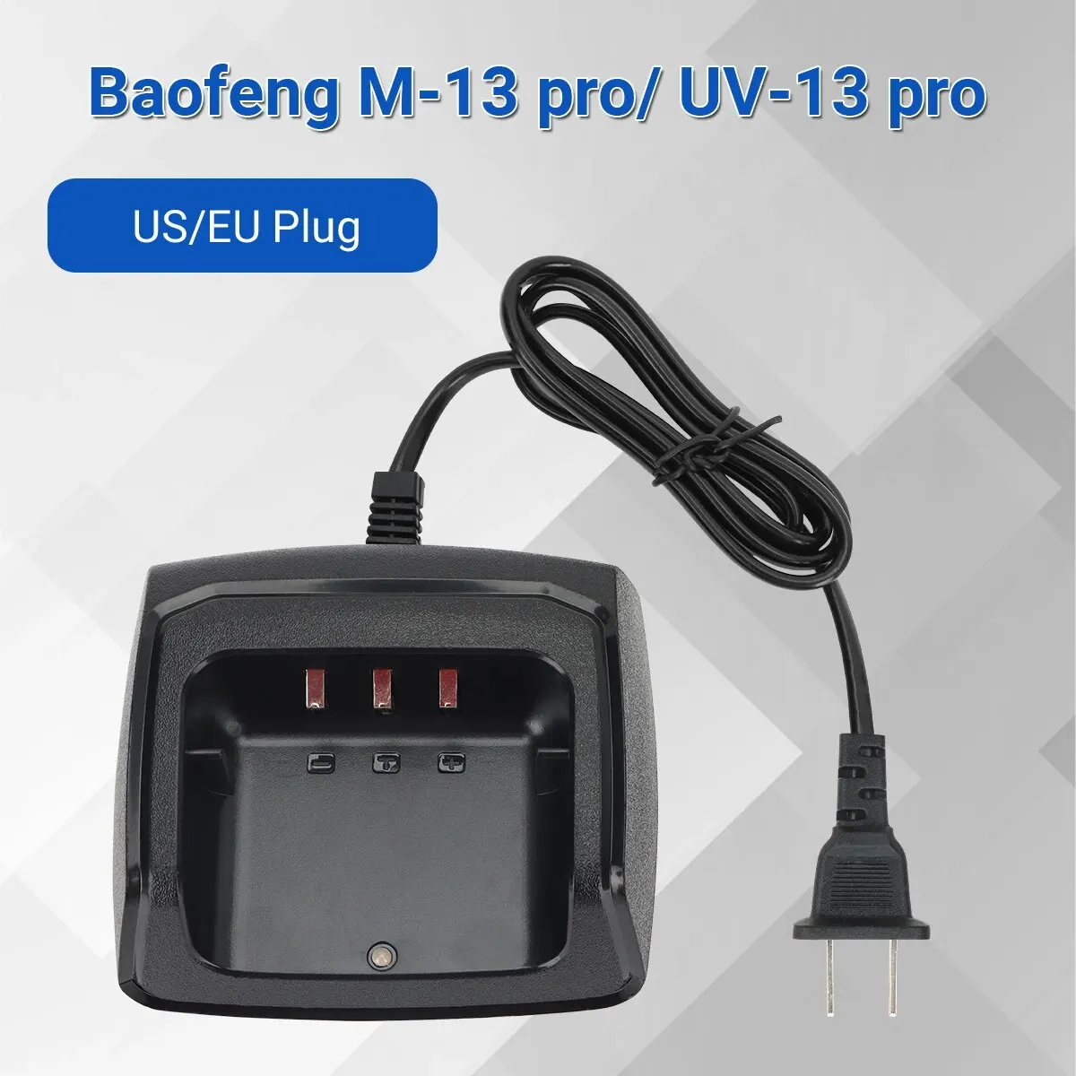 Baofeng 워키토키 UV K5M UV K5 플러스 UV 8R 베이스 데스크탑 충전기 스테이션, 양방향 라디오 액세서리, UV 13 배터리 충전기