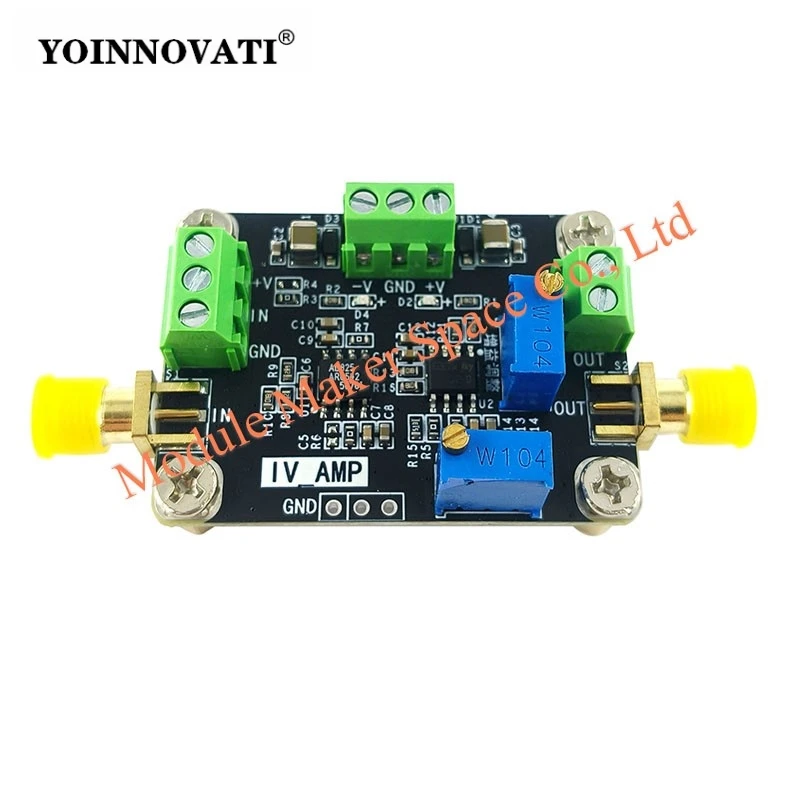 High Sensitivity IV Converter Amplifier Module, Silicon PIN Photodiode for NA Level Photocurrent to Voltage Signal Detection