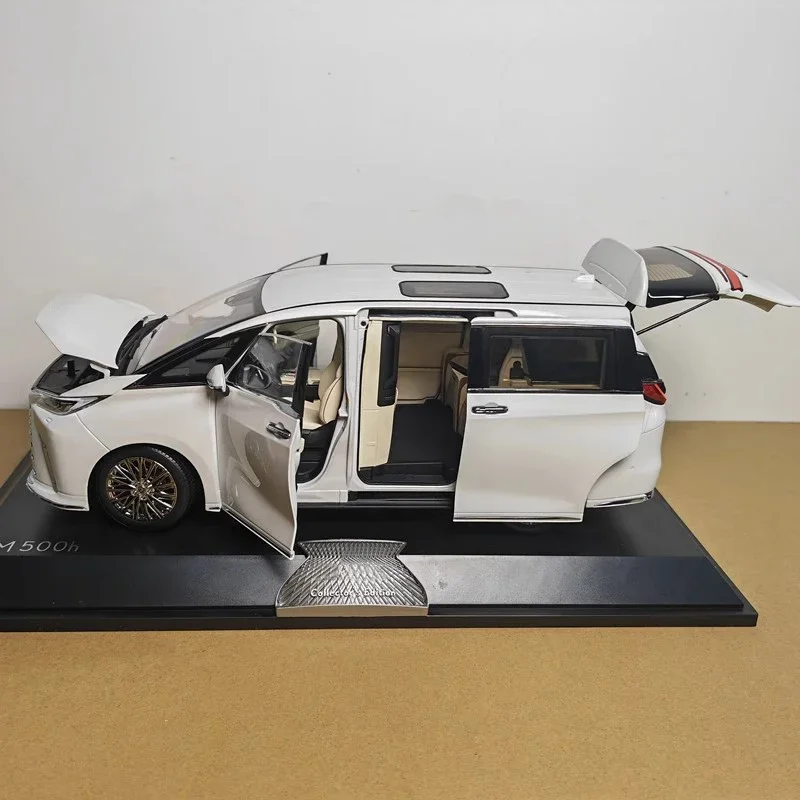 دييكاست 1:18 مقياس لكزس LM500h MPV سبيكة محاكاة سيارة لعبة مجسمة جمع تحصيل