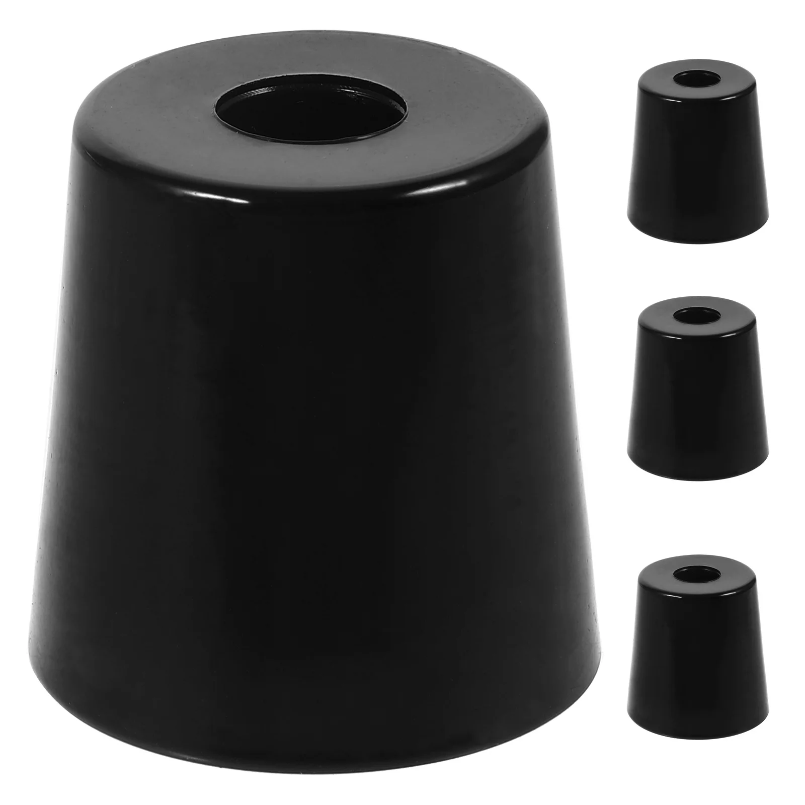 

4Pcs Trailer Door Bumper Heavy Duty PVC Cone Shape Isolation Washers Stopper for Truck Cargo Trailer Ramp Protection