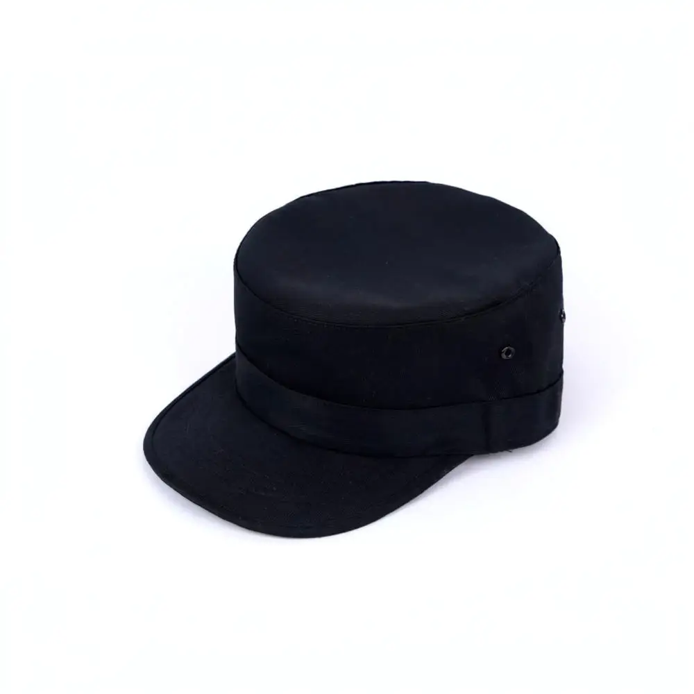 Tactical Training Cap Security Guard Hat Professional Uniform Headwear Breathable Polyester Cotton Flat Top