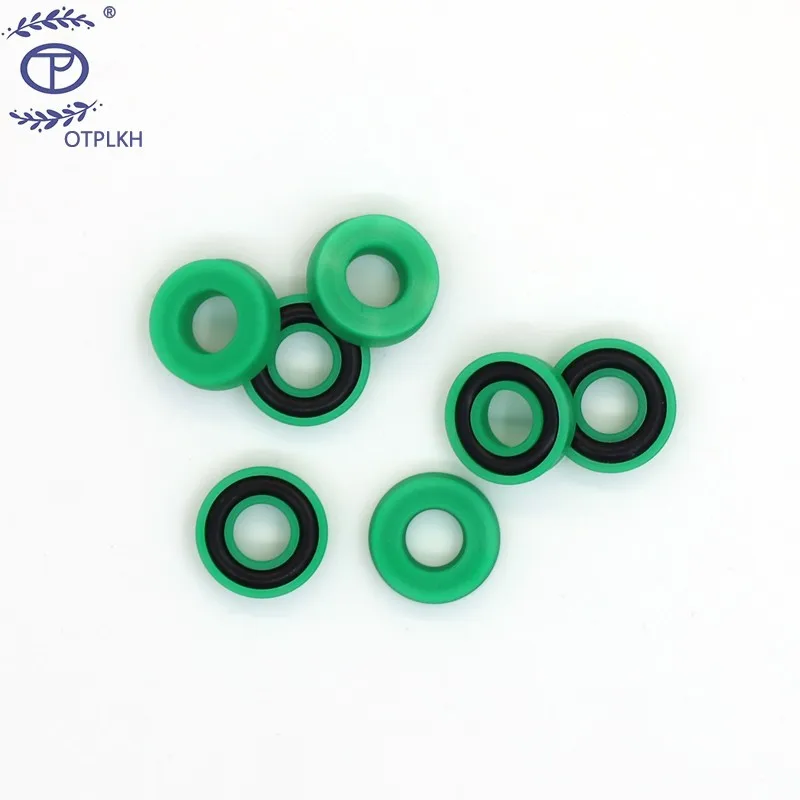 Spring seal Ring for Shaft UHMWPE seals green ultra-high molecular weight polyethylene V spring Non-Standard Parts customized