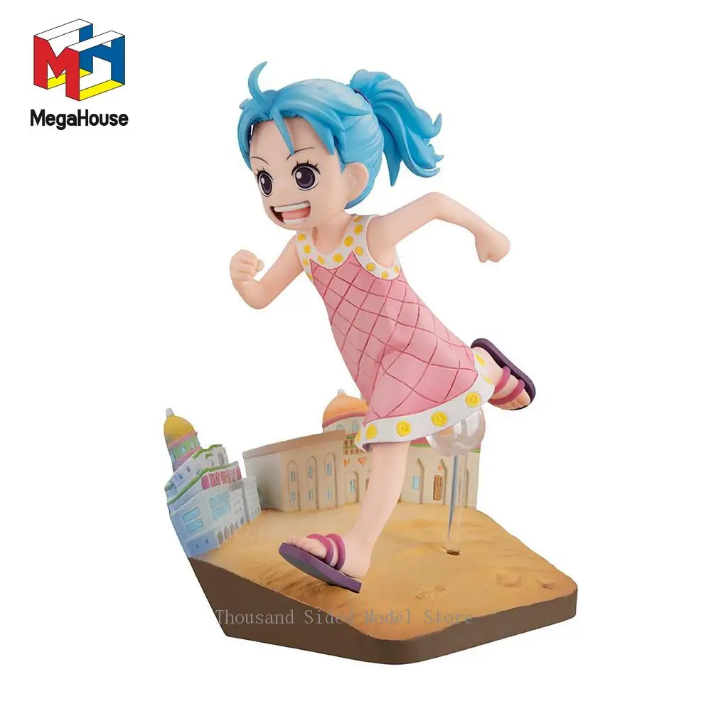

In Stock Original MegaHouse GEM ONE PIECE Nefertari D. Vivi (Run! Run! Run!) Action Figure PVC Model Decoration Collectible Toy