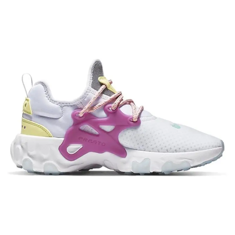 Nike React Presto White Hyper Violet Women's Sneakers shoes CD9015-101 With Original Box