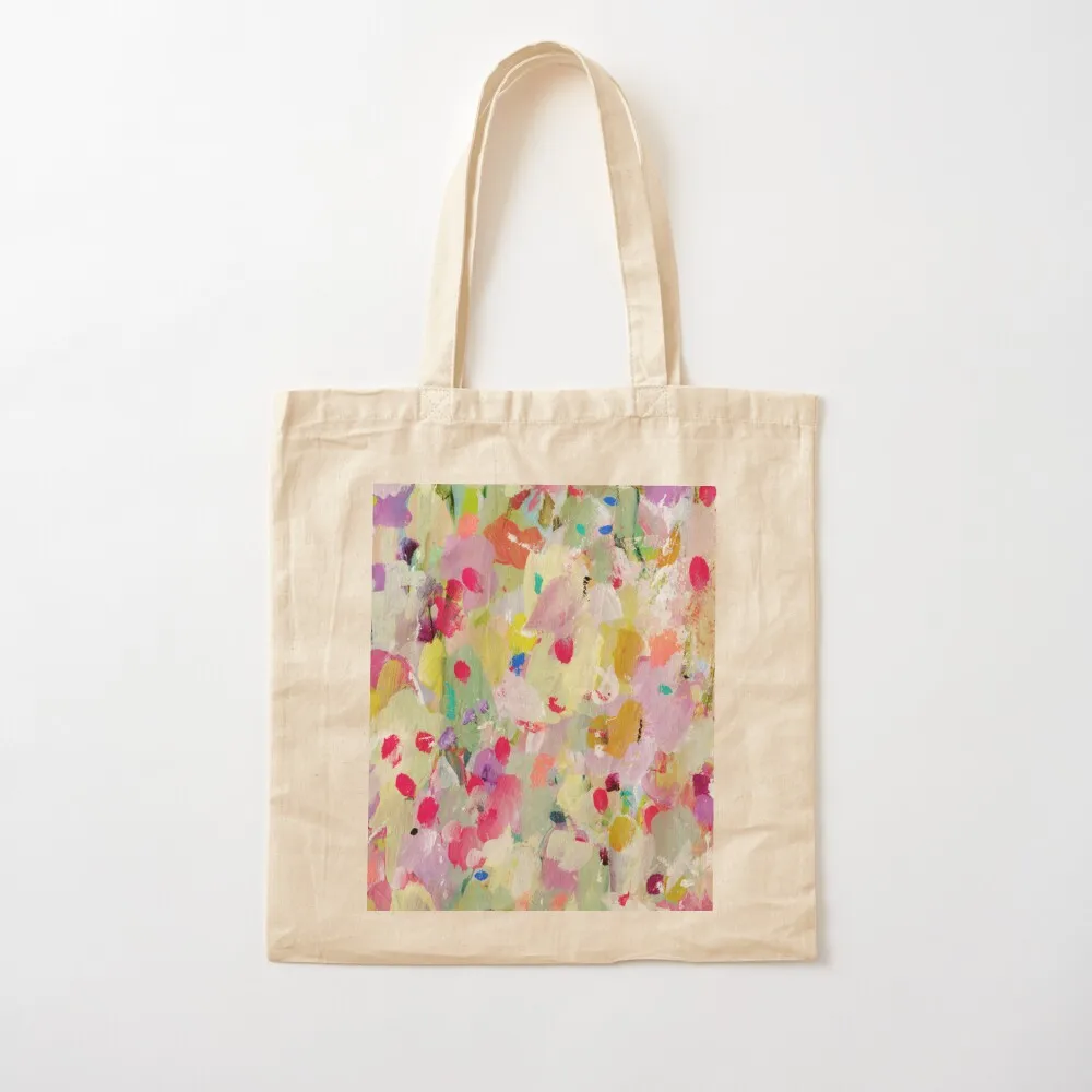 Multicolor Impressionist painting Tote Bag Shopper handbag custom tote bag supermarket folding bag
