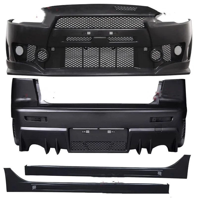 Frount Bumper Rear bumper Side skirt for Mitsubishi Lancer-ex FQ400 2009-2016 modified body kit surround Auto Accessories