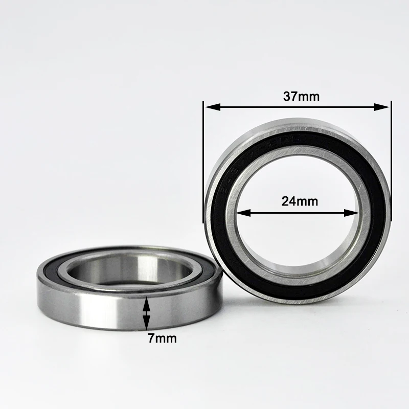 Hybrid Ceramic 24377 2RS Bearing 24x37x7 mm MR24377 RS Silicon