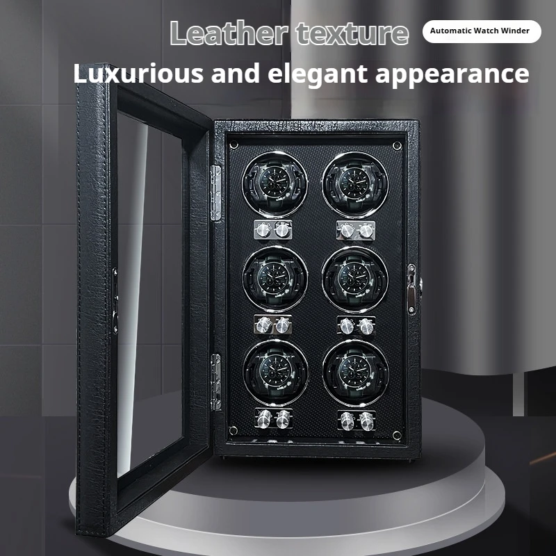 Virtorix Luxury Watch Winder High-End 2 4 6 Slots Automatic Watches Box With Mabuchi Mute Motor Watch Cabinet Clock Storage