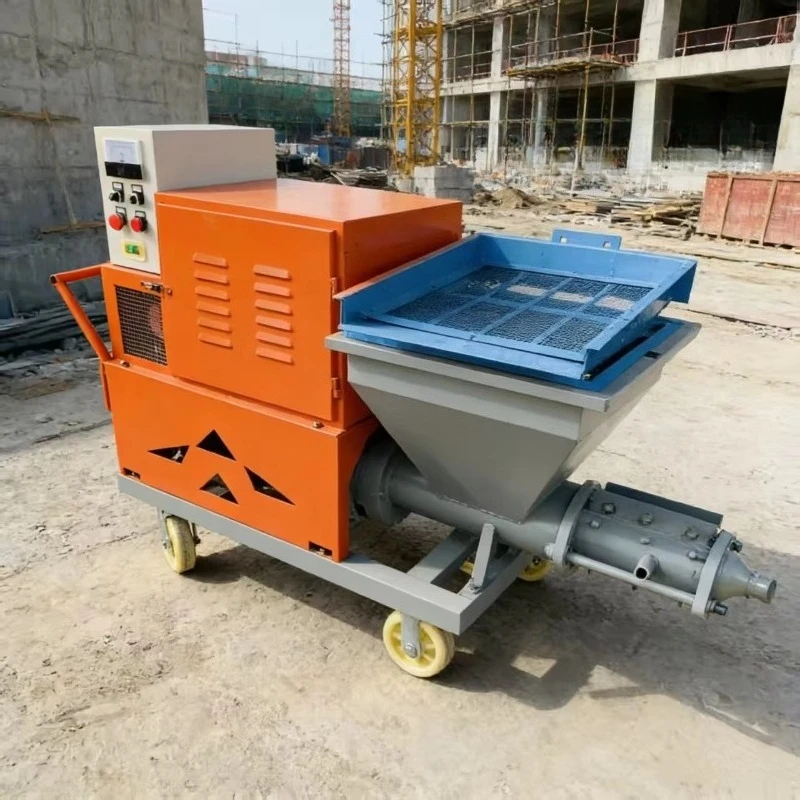 

Professional Mortar Spraying Machine Electric Cement Plaster Pump for Wall Coating Construction Renovation Customized Projects