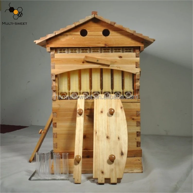 

Honey Bee Equipment Chinese Fir Beehive Self Flowing Auto Flowing Bee Hive 2