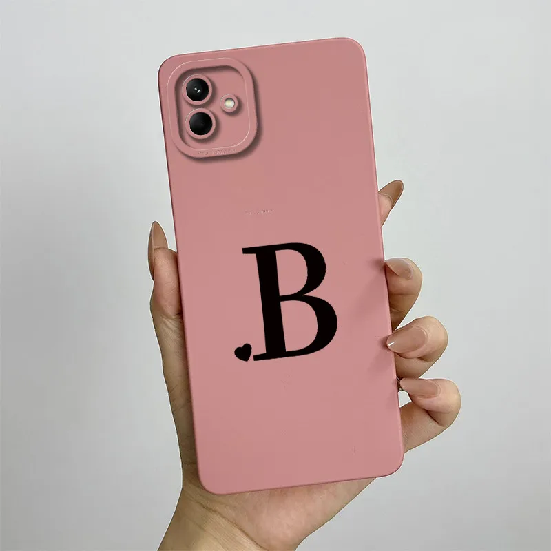 Cover For Samsung Galaxy A04 Case Soft Silicone Cute Couple Letters Phone Cases For Samsung A04 Galaxy A04e A 04 e Fundas Bumper