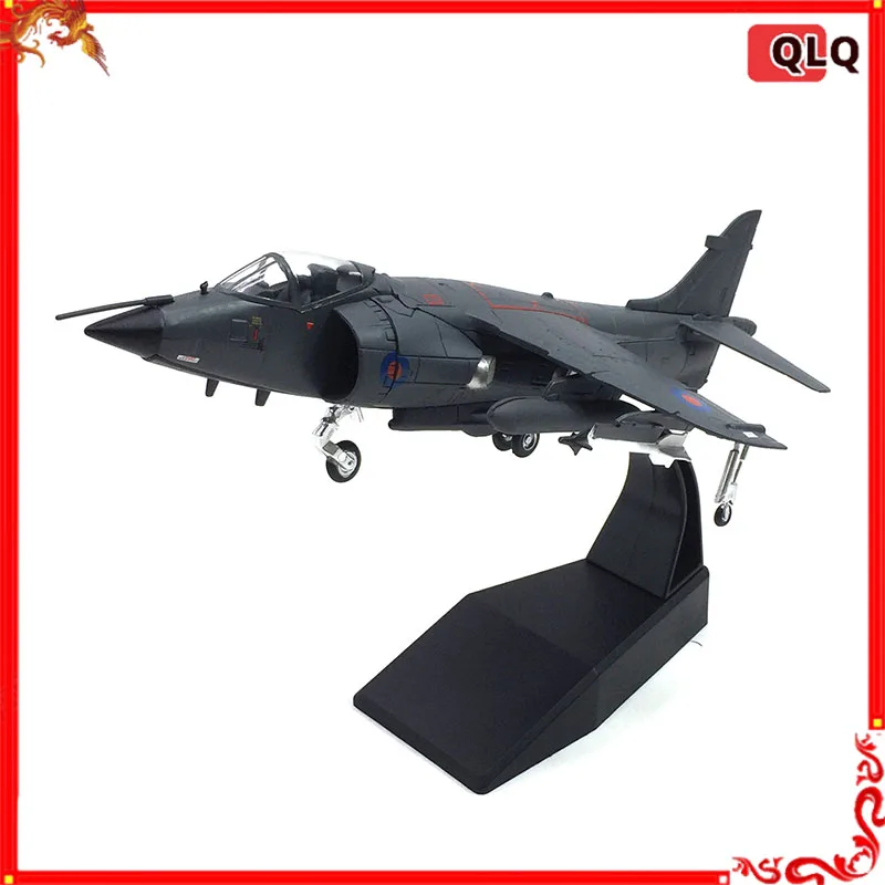 Die Cast Alloy Aircraft Model 1:72 British Harrier Jet Vertical Takeoff And Landing Fighter Simulation Model Collectible Gift