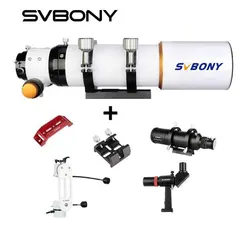 SVBONY SV503 Telescope 70ED/80ED Low Dispersion Refractor with SV106 Telescope Guide Scope 50mm/190mm for Astrophotography