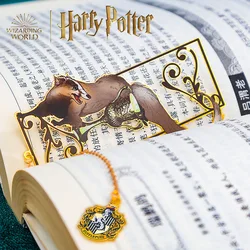 Marque-page en métal Harry Potter pour étudiant, figure d'anime, maison Gryffondor, fournitures de Malfoy, cadeaux de Noël, décorations créatives