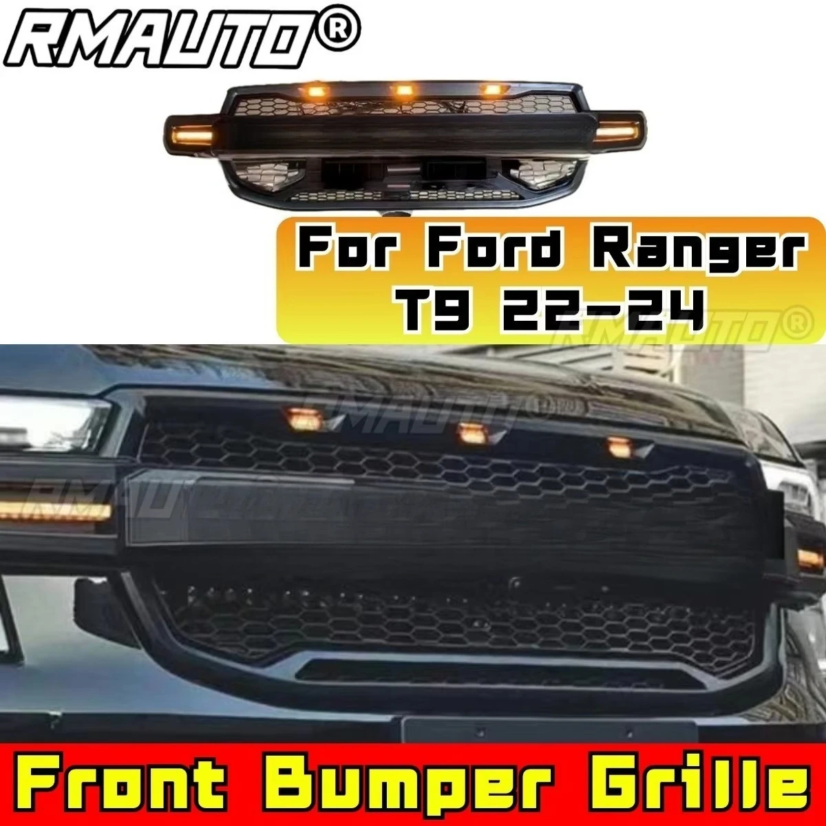 Car Led Bumper Gril… - image