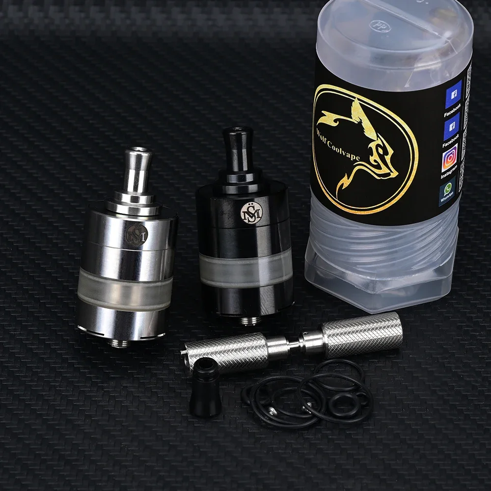 Kayfun X Mini RTA MTL Vape Tank 3.2ml 23mm رذاذ قابل لإعادة البناء لملحقات تعديل لفائف واحدة Vaping
