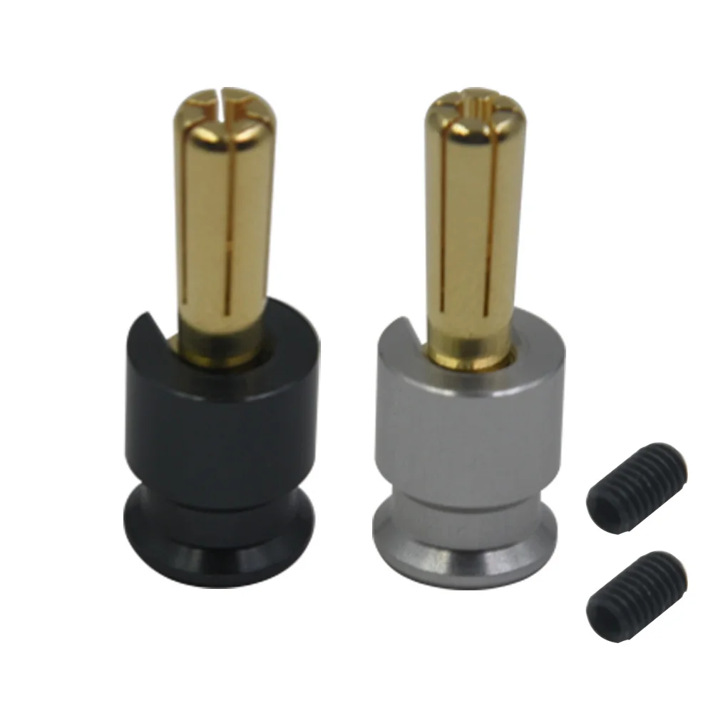 Hot Team Heatsink Bullet Plug Grips with 5mm Bullets for 1/10 Off-Road Truck RC Car Upgrade Parts Battery