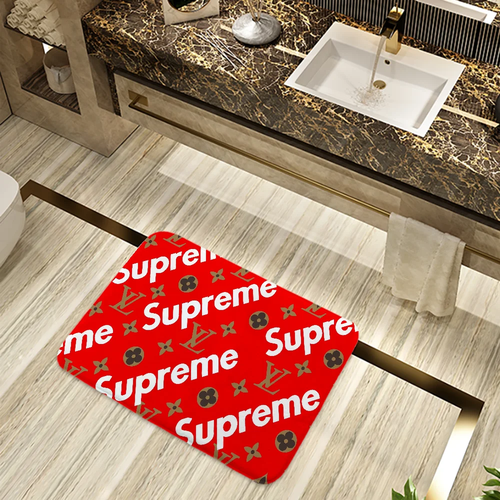 Bath Mat Rug Bathroom Foot Mat Non-slip Mat Small Floor Mats Door Mat S-supreme-e Entrance Carpet for Kitchen Carpets Rugs Room