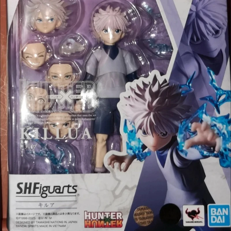 

SHF Bandai Banpresto Hunter Killua Zoldyck Movable Peripheral Ornaments Anime Figure Birthday Gift Trendy Play Model Decoration