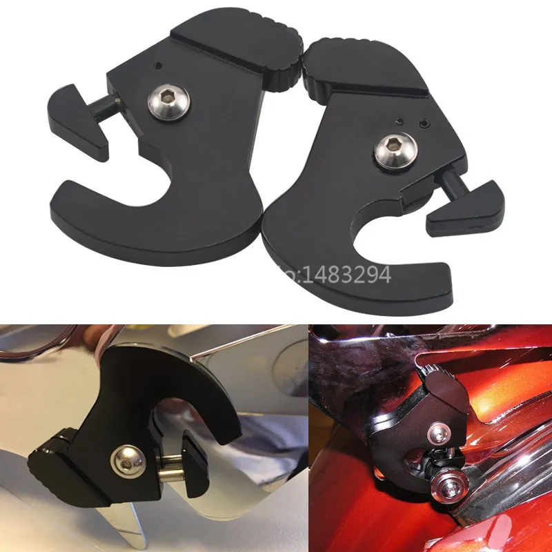 Detachable Sissy Bar Backrest Luggage Rack Latch Fit For Harley Electra Road Street Glide Road King Softail Night Train Fat Boy