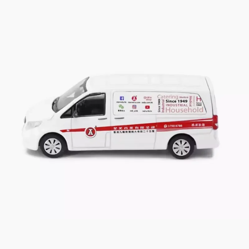 for Vito MPV 1:64 Diecast Alloy Car Model Realistic Simulation Static Display Ornament Collectible Gift Toy
