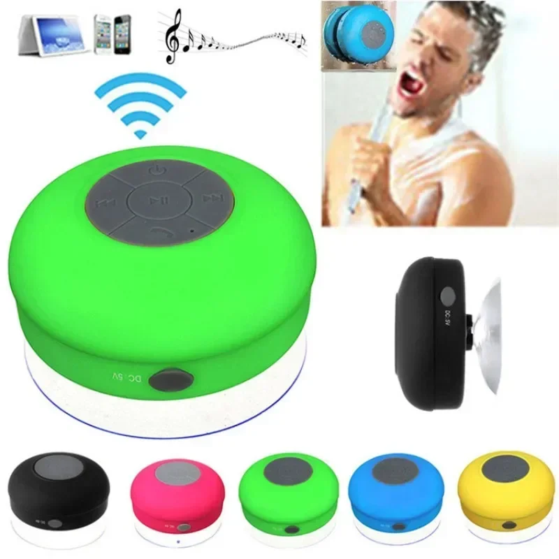 Portable Speaker Wireless Waterproof Shower Speakers for Phone Bluetooth-compatible Hand Free Car Speaker Loudspeaker