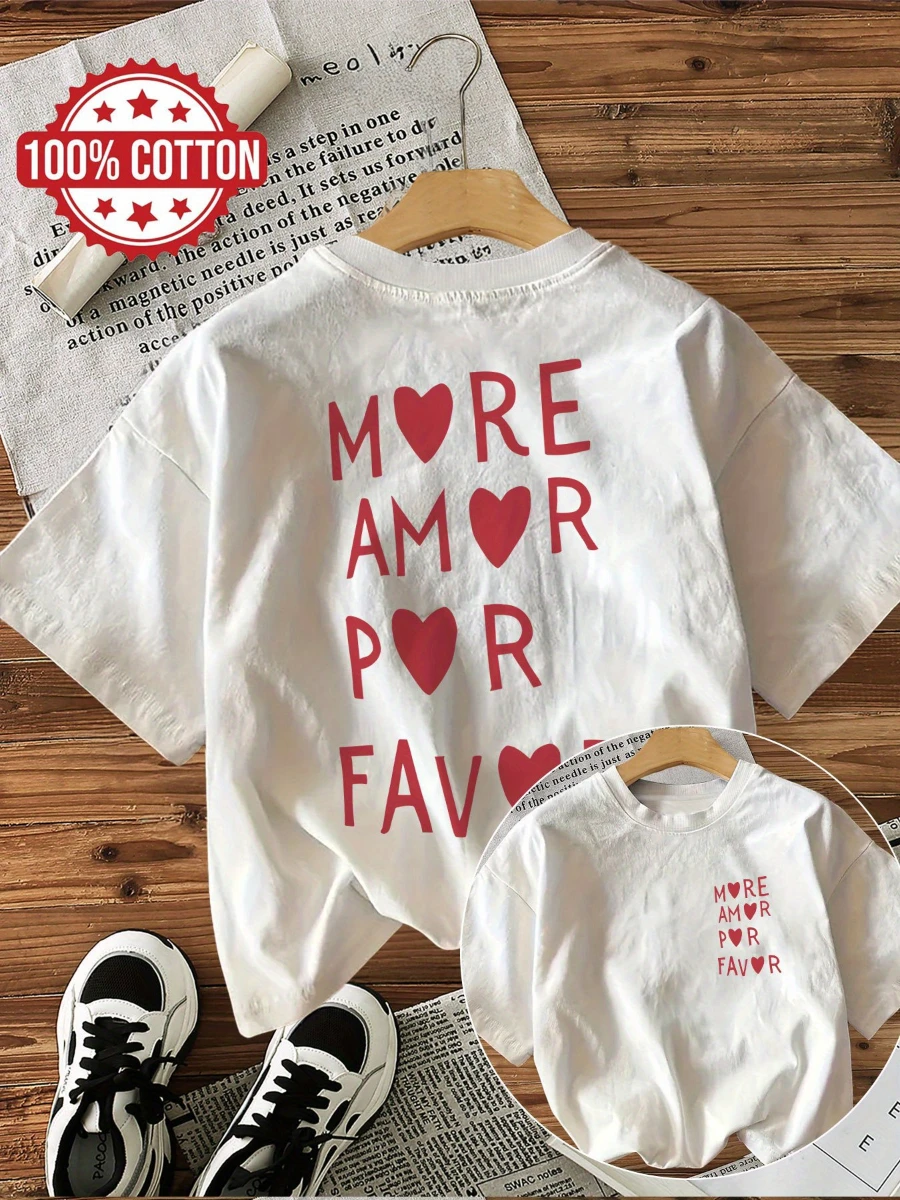 Women's Casual Short Sleeve Crew Neck T-Shirt  with 