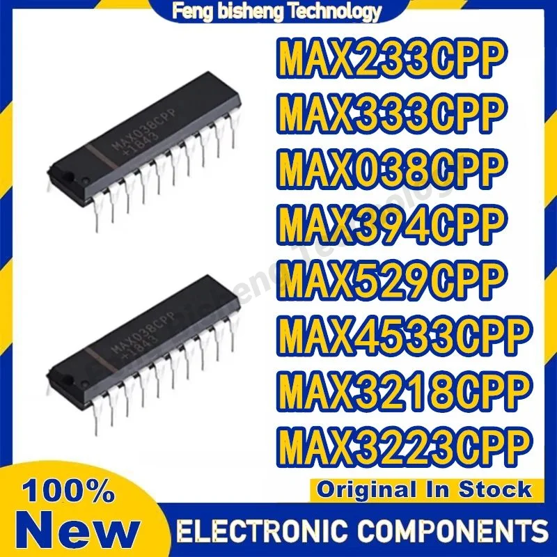 

MAX038CPP MAX233CPP MAX333CPP MAX394CPP MAX529CPP MAX4533CPP MAX3218CPP MAX3223CPP DIP20 MAX038 in stock