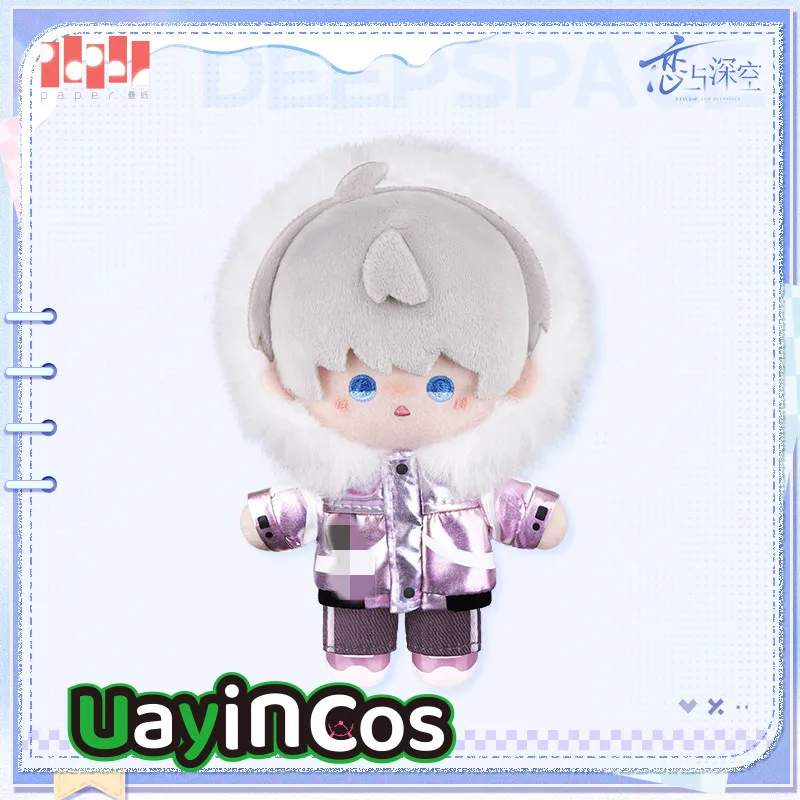 Official Game Love and Deepspace Sylus Caleb Xavier Rafayel Plushies Badge Notebook Card Purse Stuffed Doll Clothes Anime Toy Ki