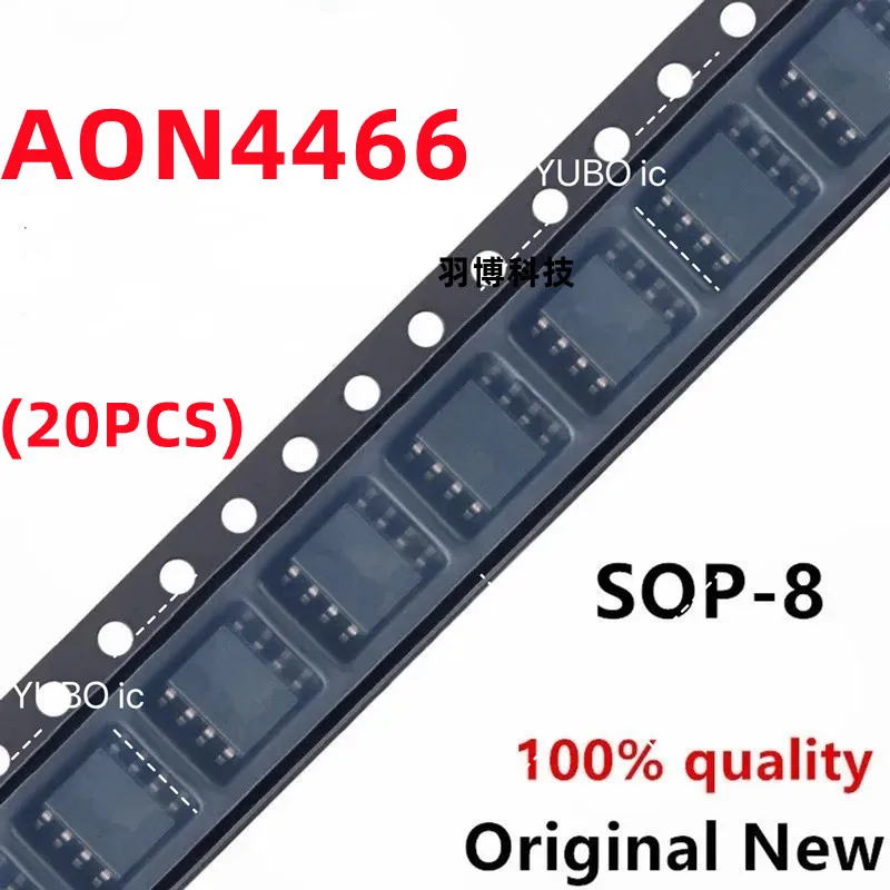 (20piece) 100% New AON4466 AO4466 4466 sop-8 Chipset