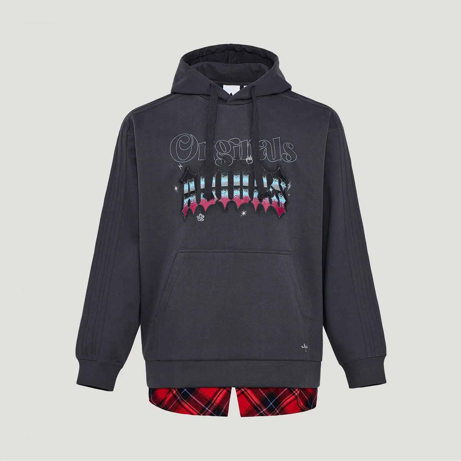 Adidas Authentic Three Leaves Men's Women's Hooded Street Style Sports Hoodie KT6373
