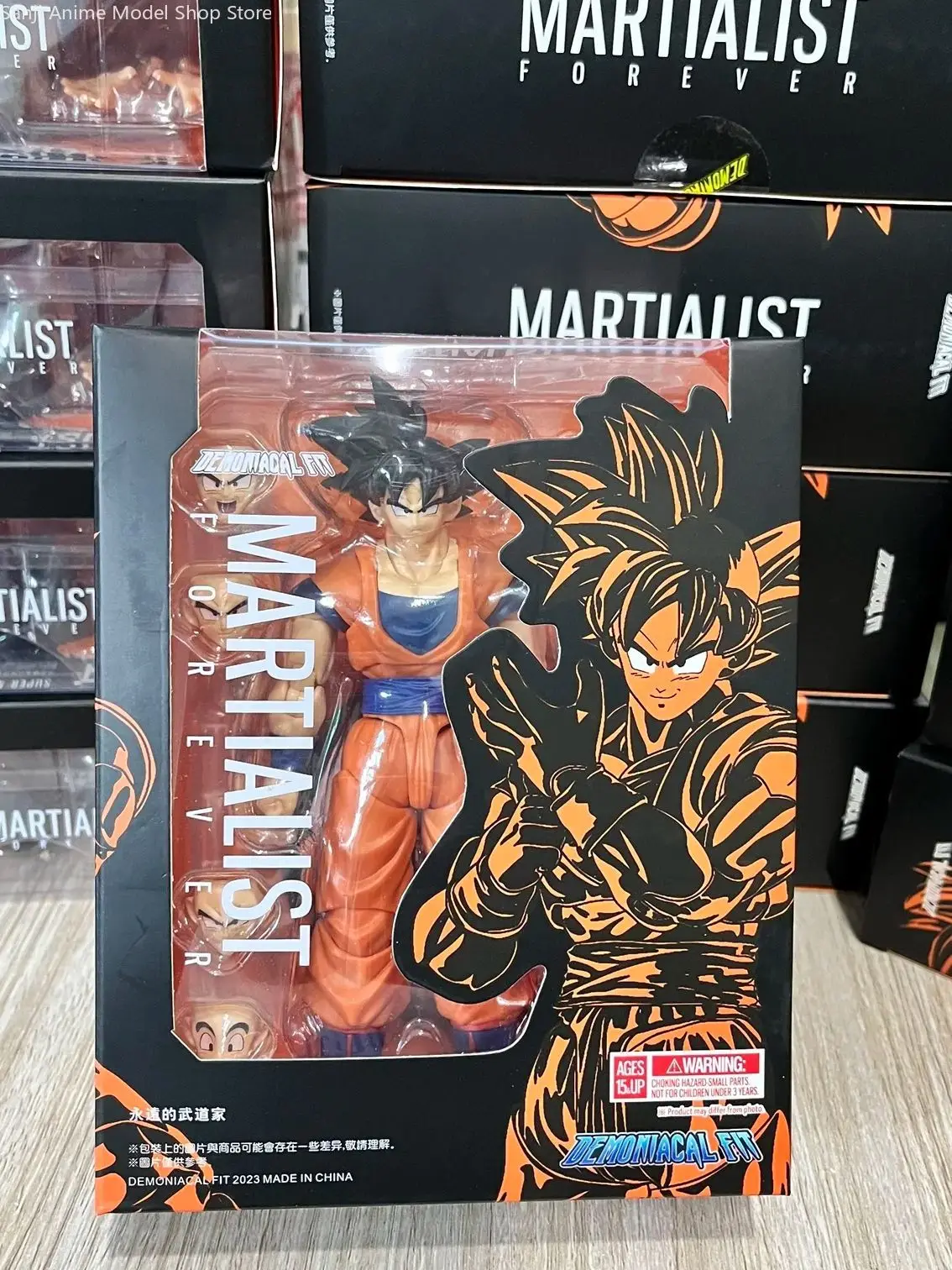 In Stock Demoniacal Fit DF SHF Martialist Forever 3.0 Son Goku Action Figure Toy Model Gift