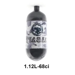 TUXING 300Bar 4500Psi 1.12L 68ci Carbon Fiber Cylinder HPA Tank High Pressure Cylinder Mini Scuba Air Bottle M18*1.5